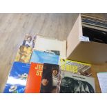 Records : Nice box of 40+ various albums inc Byrds