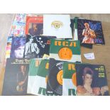 Records : DAVID BOWIE - 20x 7" singles - good lot