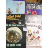 Records : ROLLING STONES x7 early press LP's sleev