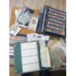 Stamps : Nice box of German stamps on sheets loose