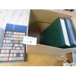 Stamps : Box of 'as new' stock books inc World & G