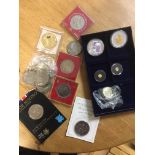 Coins : Batch of various coins inc 2x GB gold coin