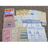 Football : Local non-league progs x27 1951-60 good