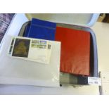 Stamps : Suitcase of covers many with interesting