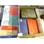 Stamps : Box of various albums mostly GB mint/FU,