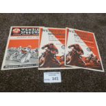 Speedway : Wembley progs (3) v Wimbledon 11/05/193