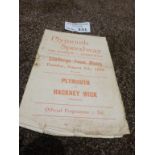 Speedway : Plymouth v Hackney Wick 06/08/1935,