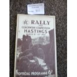 Motor Racing : Hastings RAC Rally & Coachwork Comp