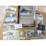 Postcards : A Box of 600+ mostly vintage UK mixed