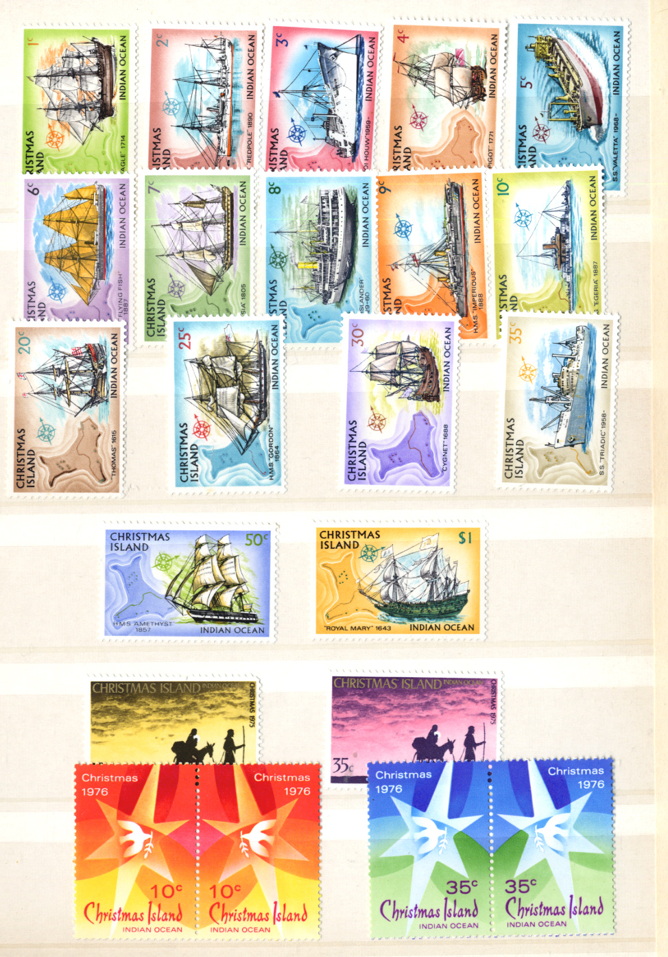 Stamps : Christmas Island Useful Colln. In Small - Image 2 of 4