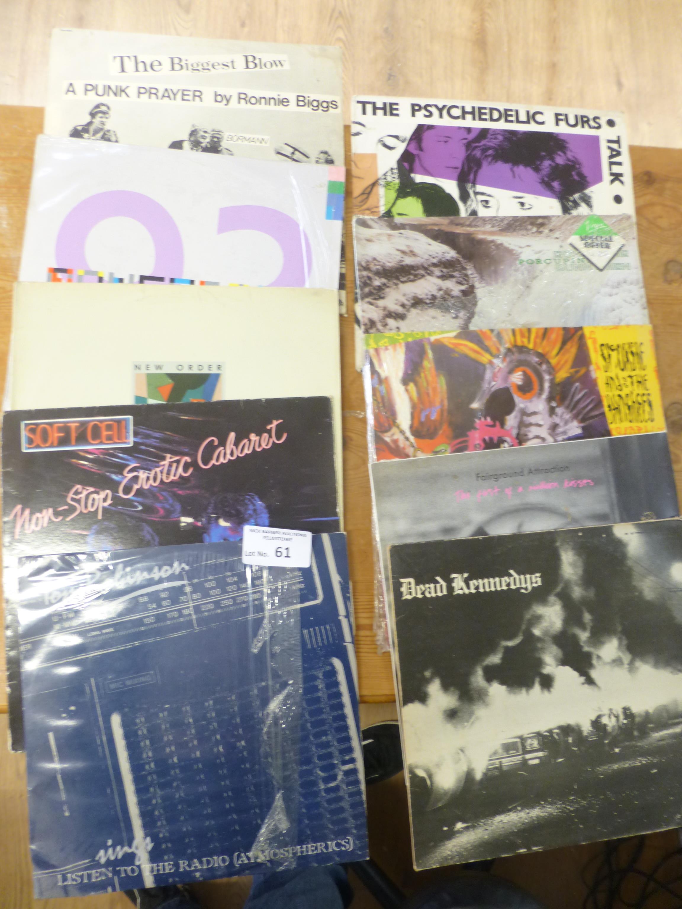 Records : Selection of albums New Wave/Punk etc