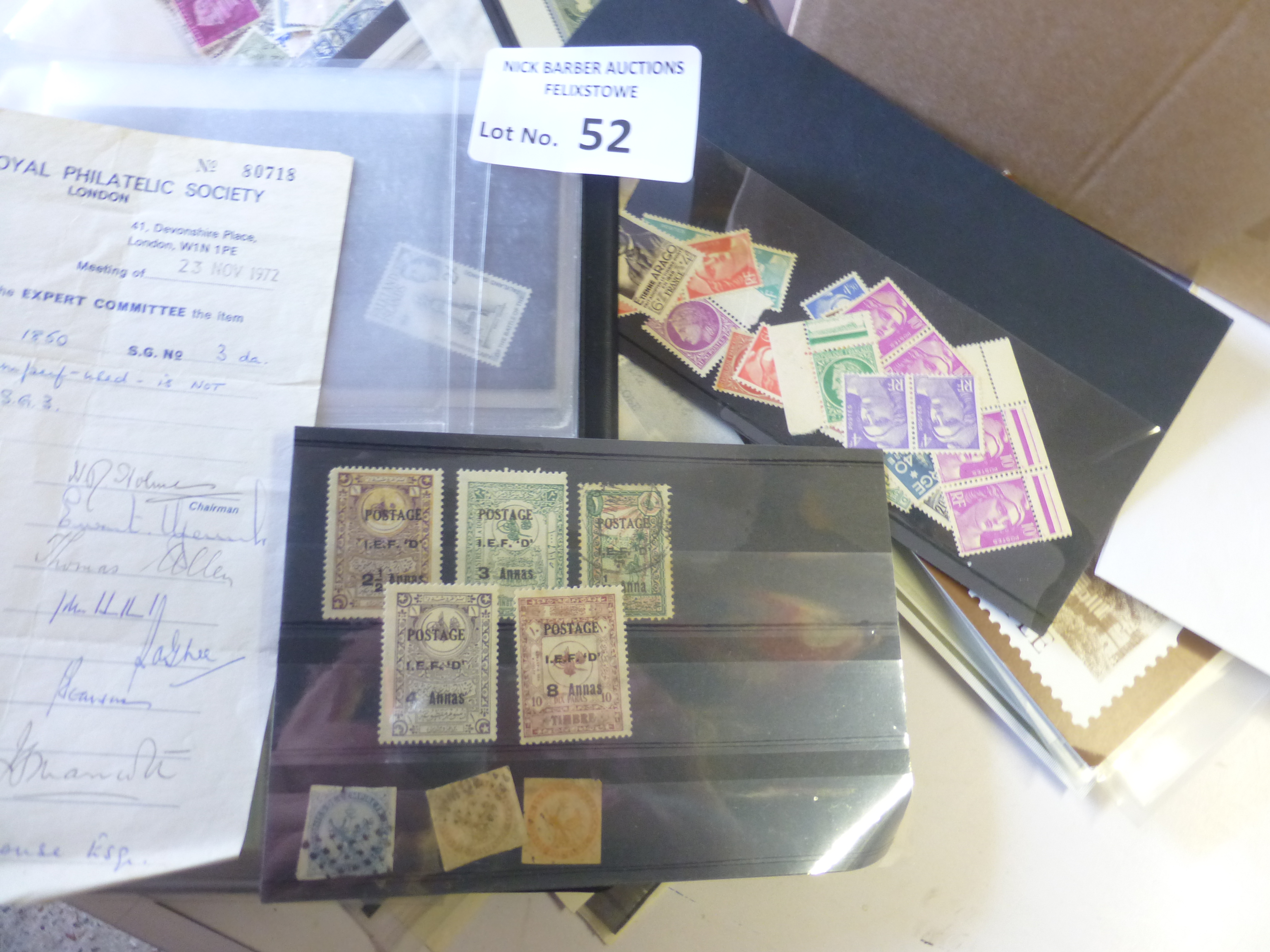 Stamps : Box including useful GB, France, KGVI etc - Image 2 of 3