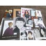 Collectables - Celebrity Autographs x35 inc Clare