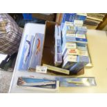 Diecast : Modern boxed aeroplanes from various com