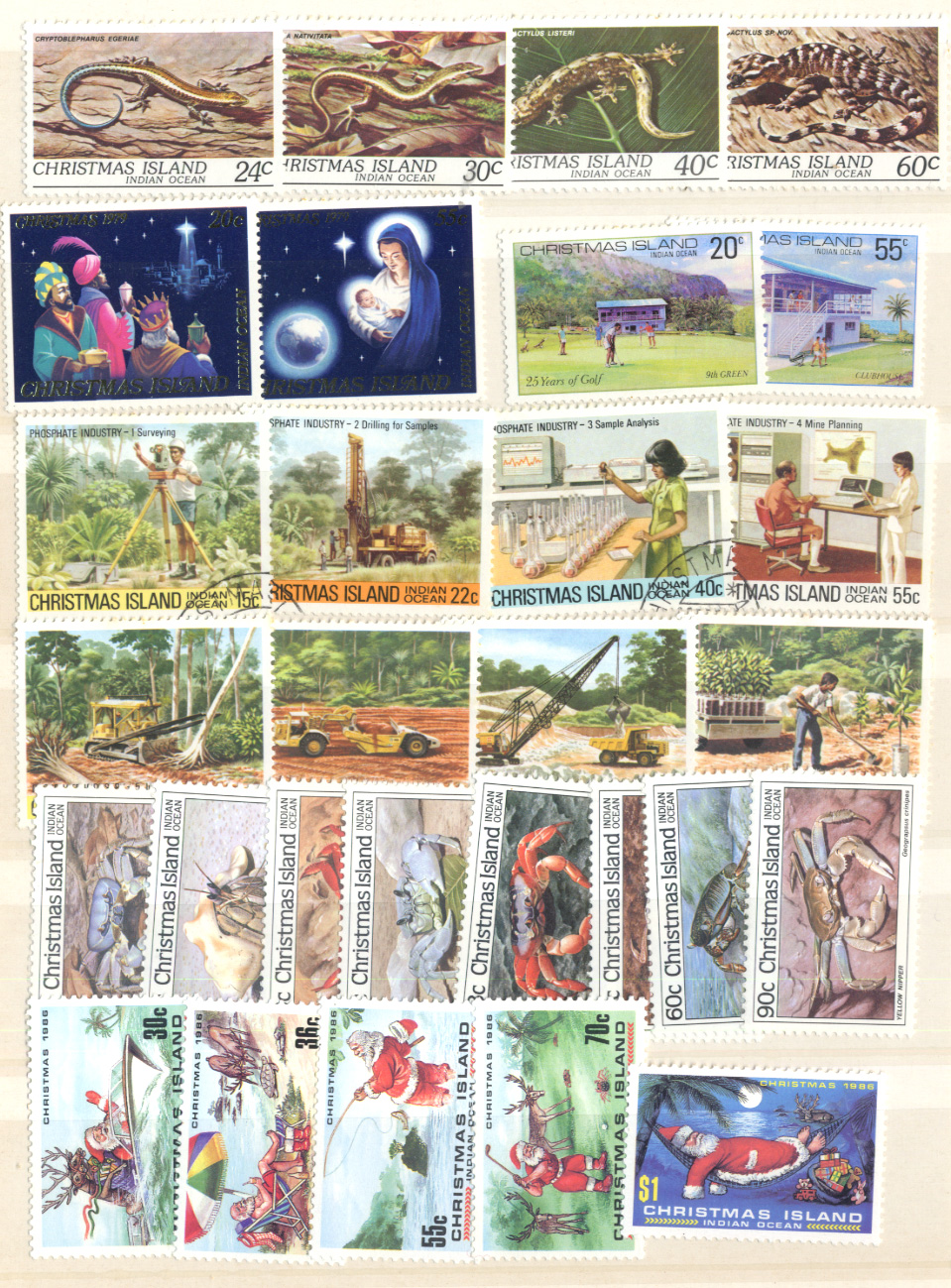 Stamps : Christmas Island Useful Colln. In Small - Image 3 of 4