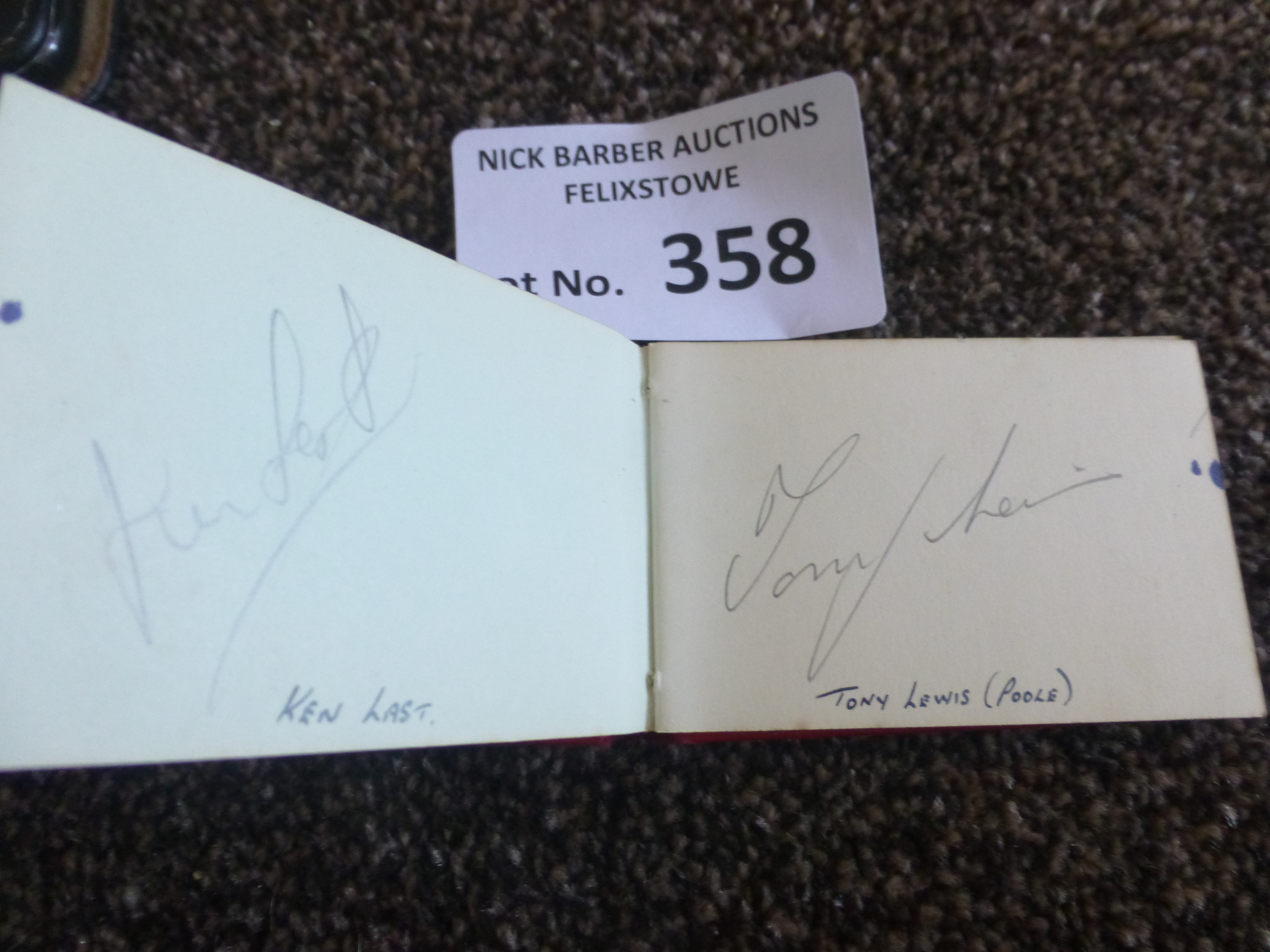 Speedway: 1950's Autograph book names inc R Johnst - Image 2 of 2