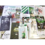 Football : Celtic - collection of European program
