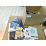 Records : Mixed box of 200+ singles inc Erasure,