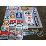 Motor Racing : Collection of stickers various 1960