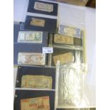 Collectables : Banknotes - album of various notes