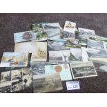 Postcards : Small collection of foreign cards - so