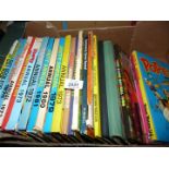 A quantity of children's annuals, 1970's-1980's including Princess, Pop eye, Misty etc.