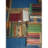 Four boxes of books by Joseph Conrad.