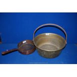 A Brass preserving Pan and Copper Pan.