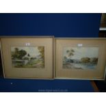 Two Watercolours by Charles Jones.