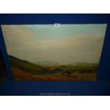 An Oil on canvas of a landscape; signed 'F.D Powell 1969'.