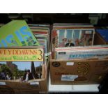 Two boxes of LP's to include H.M.S Pinafore, Billy Cotton, Welsh Voice Choirs etc.