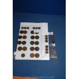 A quantity of decimal and other Coins including halfpennies,