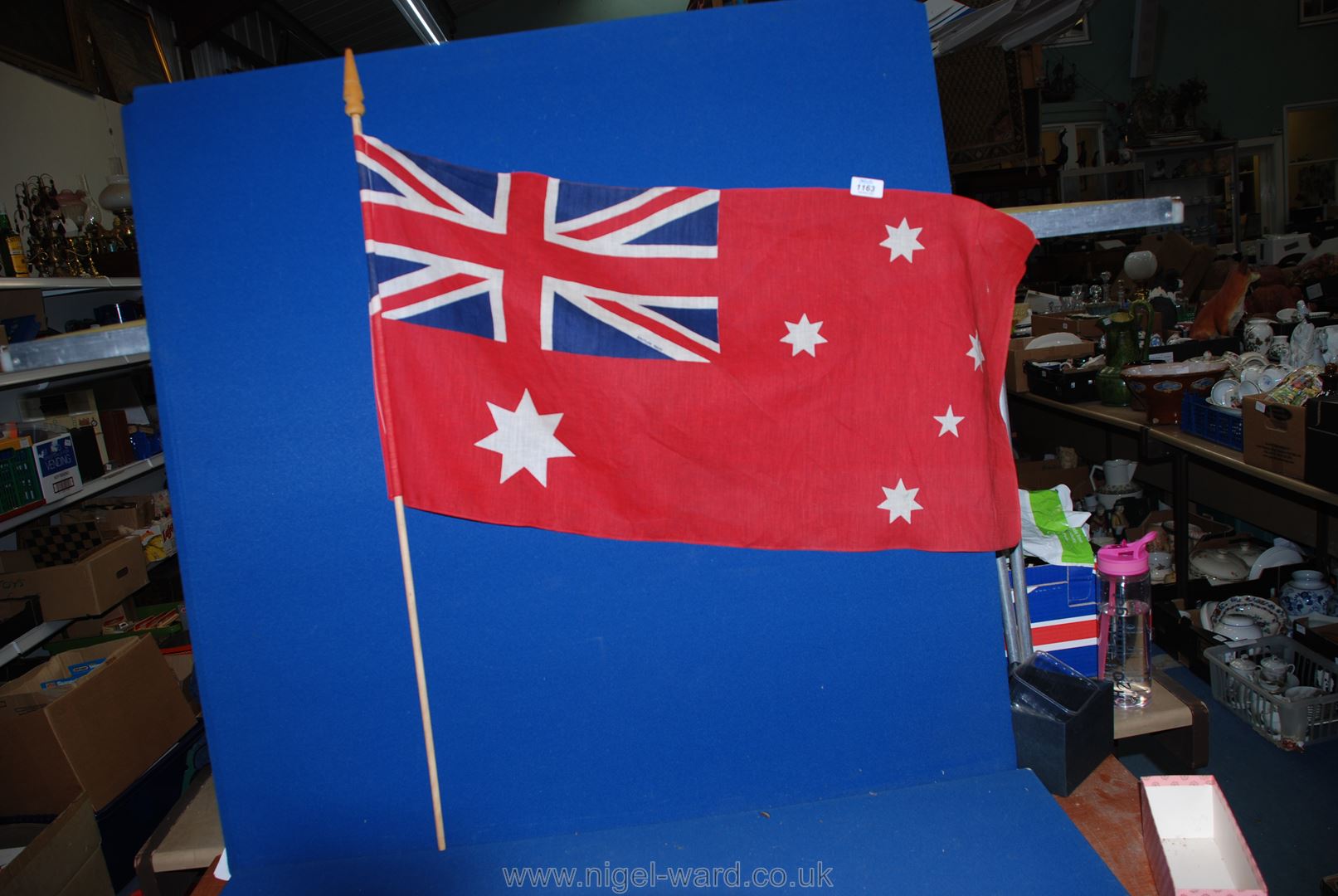 An Australian maritime Red Ensign Flag derived from The Commonwealth Government 1901 Federal flag