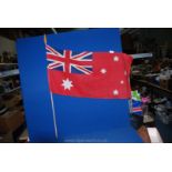 An Australian maritime Red Ensign Flag derived from The Commonwealth Government 1901 Federal flag