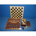 Two Chess sets plus boards (complete).