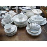 A 'Thun' Dinner/tea service comprising six cups and saucers, six dinner plates, six side plates,