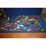 A quantity of Corgi, Dinky cars, trucks,