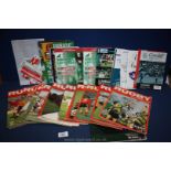 Seventeen Rugby Programmes 1985-2000 mostly Welsh,
