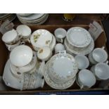 Miscellaneous part tea sets including; Queen Anne, Ashley, Tienshan plus a foreign tea set.