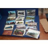 A quantity of old Postcards of locomotives, British Rail series,