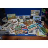 A good quantity of plastic model kits and figures including Airfix, Tamiya,