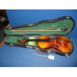A junior Violin in case,