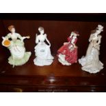 Three Coalport figurines - Nell Gwynne,