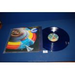 An LP by ELO entitled ''Out of the Blue'' 1977, a special edition blue vinyl double album.