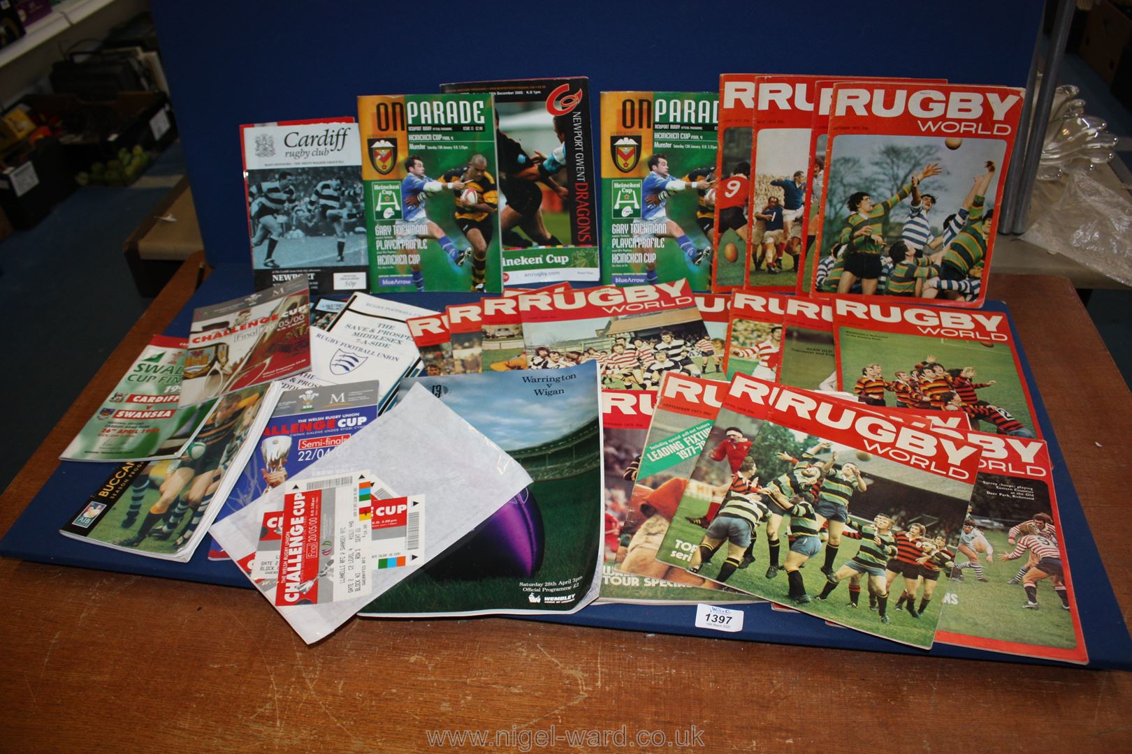 Seventeen Rugby Programmes 1985-2000 mostly Welsh, - Image 2 of 2