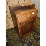 A small Oak bedside Cabinet