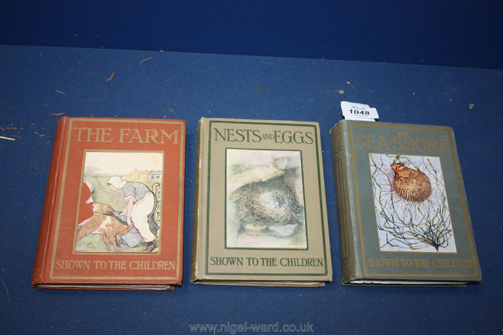 Three ''Shown to the Children'' series children's books - The Sea Shore,