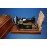 A Sewing machine,