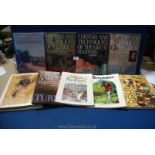 A quantity of art books including Gaugin, Manet,