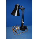 A British made angle poise desk lamp.